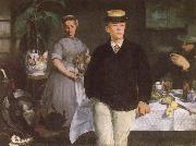 Edouard Manet Luncheon in the studio Sweden oil painting artist